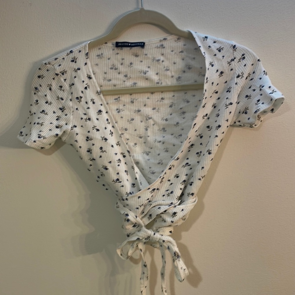 Brandy Melville Cotton Waffle Knit Wrap